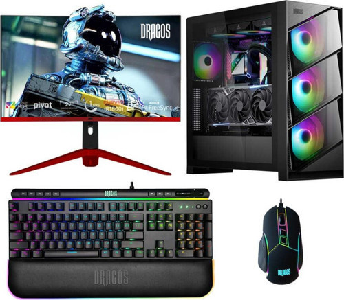 DRx5525 Ryzen 9 7900X 32GB DDR5 1TB NVMe SSD 24GB RTX4090 27 240Hz Curved Monitör Bilgisayarı