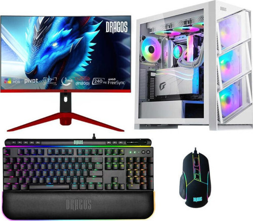 DRx5831 i9 13900K 32GB DDR5 Ram 1TB M.2 NVMe SSD 8GB RTX4060Ti 27 İnç 240Hz Curved Masaüstü Oyuncu Bilgisayarı