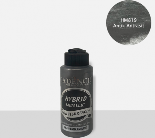 HM819 Antik Antrasit Cadence Metalik Multisurface 120ML