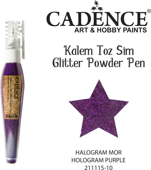 KALEM TOZ SİM 211115-10 HOLOGRAM MOR 10GR