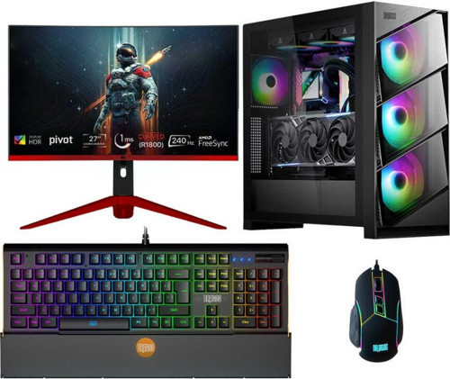 DRx6096 i5 13400F 32GB 512GB NVMe SSD 8GB RTX4060Ti 27 240Hz Sıvı Soğutmalı Oyuncu Bilgisayarı