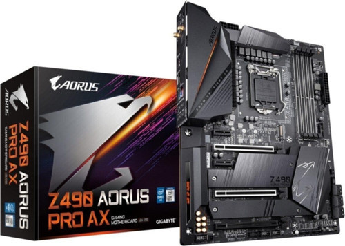 Gıgabyte Z490 Aorus Pro Ax 5000(Oc) Ddr4 M.2 Wi-fi Hdmı Matx 1200p