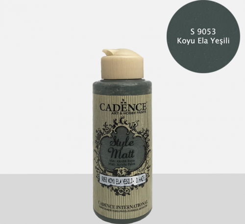 S9053 Koyu Ela Yeşil Mat Akrilik Boya
