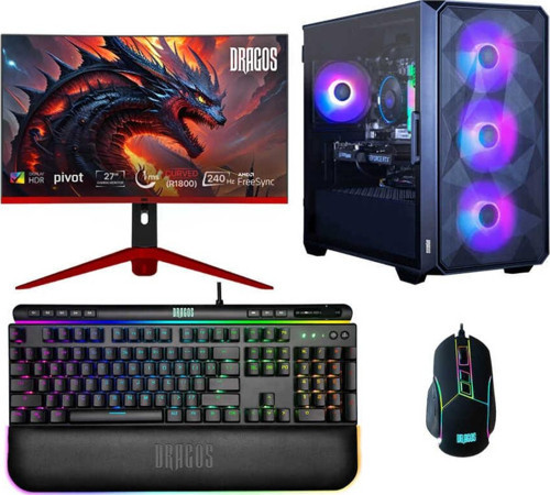 DRx6299 i7 14700KF 16GB 1TB M.2 NVMe SSD 8GB RTX4060Ti 27 İnç 240Hz Curved Oyuncu Bilgisayarı