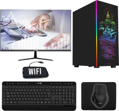 Tx1833 i5 12400F 8GB Ram 256GB SSD 23.6 inç Monitör 2GB R5 230 Masaüstü Ofis Bilgisayarı