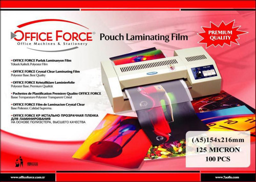 125 Mic.A5 (154x216) Parlak Laminasyon Filmi 100’lü