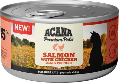 Tavuklu Somon Balıklı Kedi Konservesi 85 Gr