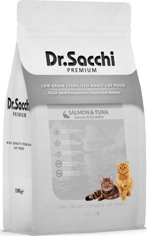 Dr.Sacchi Premium Sterilised Kedi Maması 1,5 Kg