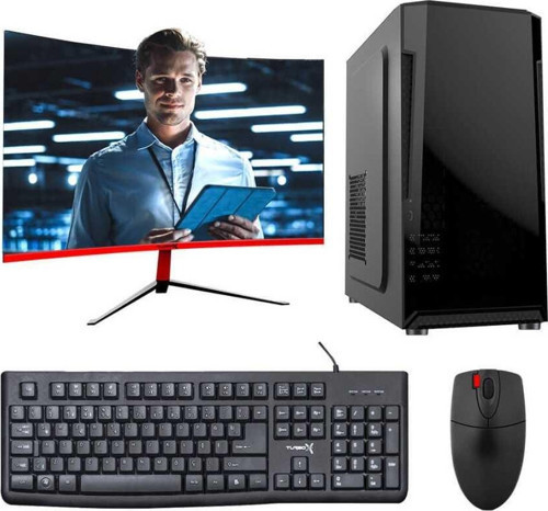 Tx3041 i5 2400 16GB Ram 256GB NVMe SSD 23.6 inç Curved Monitör Masaüstü Ev Ofis Bilgisayarı