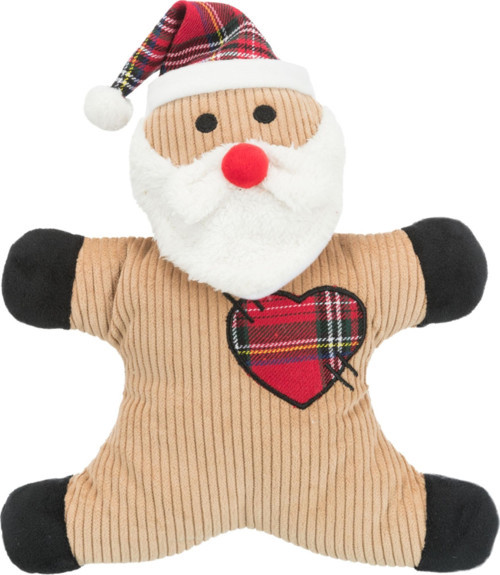 Köpek Oyuncak Peluş Noel Baba Kardan Adam 33 cm
