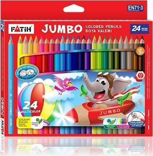 Kuru Boya Jumbo Tam Boy 24 Renk
