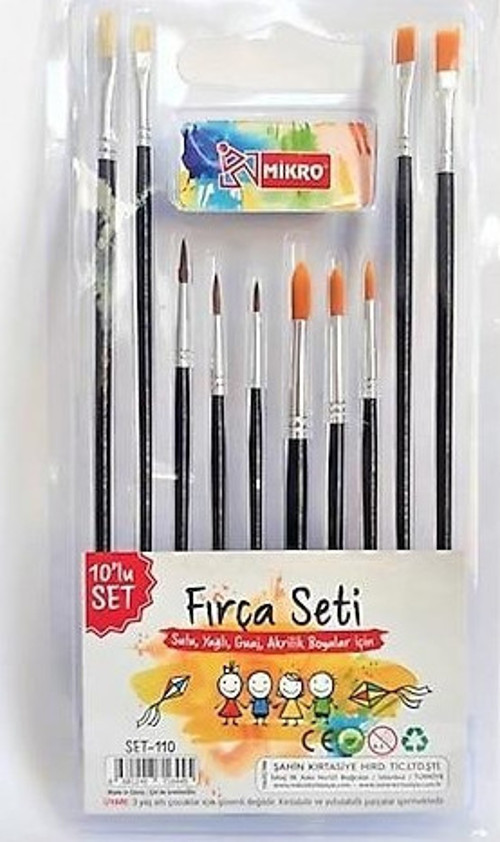 MFSET-110 FIRÇA SETİ 10 LU