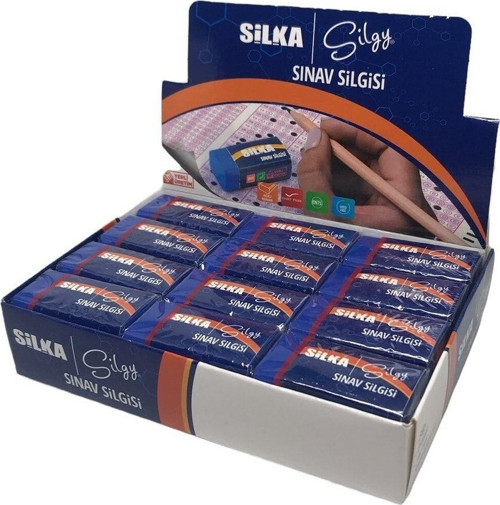 SİLKA SINAV SİLGİSİ MAVİ KALY 24 ADET