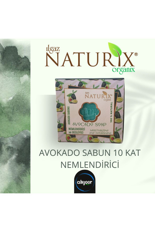 %100 Doğal Avokado Sabunu Yoğun Nemlendirici Besleyici Canlandırıcı Avocado Soap