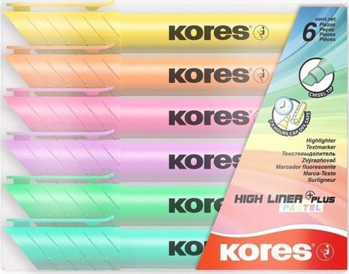 FOSFORLU KALEM HIGH LINER PLUS 6 LI SET