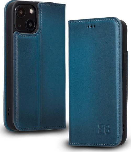 Apple iPhone 13 Mini Uyumlu Deri Slim Kılıf BROK BRN4EF