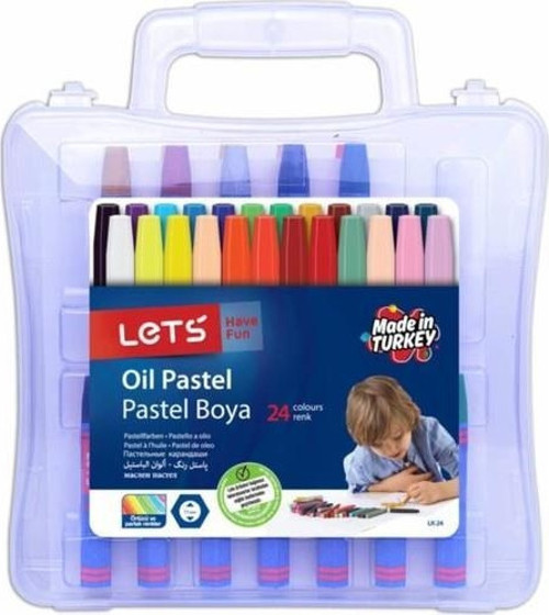 PASTEL BOYA 24 RENK ÇANTALI LK-24