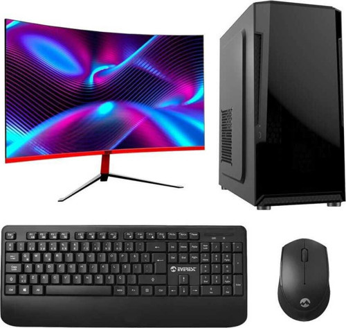 Tx2947 i3 6100 8GB Ram 512GB M.2 NVMe SSD 27 inç Curved Monitör Masaüstü Ev Ofis Bilgisayarı