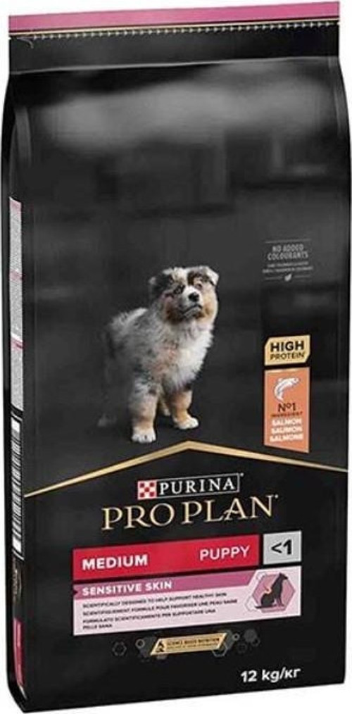 Puppy Medium Senstive Somonlu Yavru Köpek Maması 12 Kg