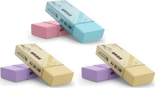 SİLGİ PASTEL RENK TPR 1 ADET