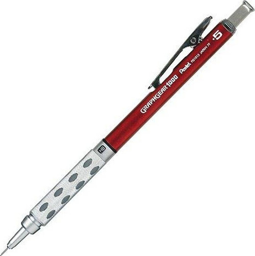 Graphgear 1000 0.5mm Mekanik Kurşun Kalem Kırmızı
