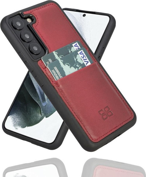 Samsung Galaxy S22 Uyumlu Deri Arka Kapak FXCP V4EF