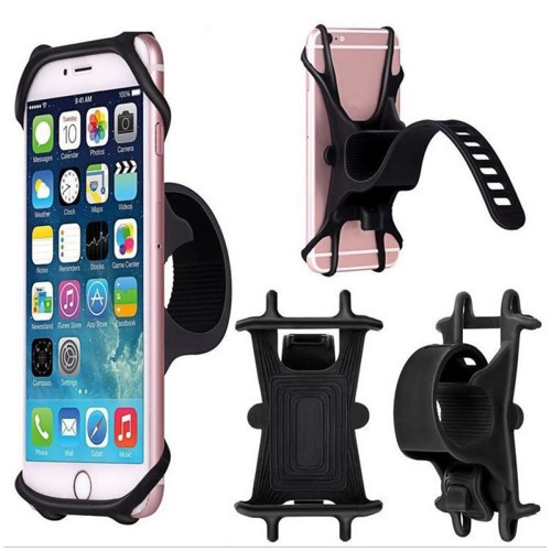Universal Silikon Telefon Tutucu Motosiklet Bisiklet Gidon Bağlantılı Pratik Esnek