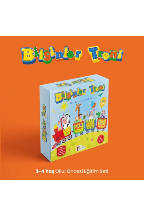 Bilginler Treni 3-4 Yaş Okul Öncesi Eğitim Seti 36+ Ay -