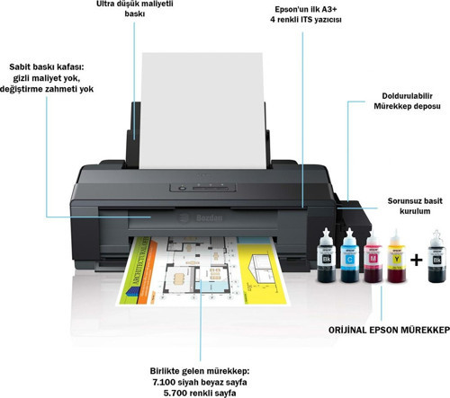 L1300 Its A3 Mürekkep Tanklı Yazıcı C11cd81401