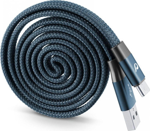 Cellularline Micro Usb Sarılabilir Yo-Yo Kablo-Mavi