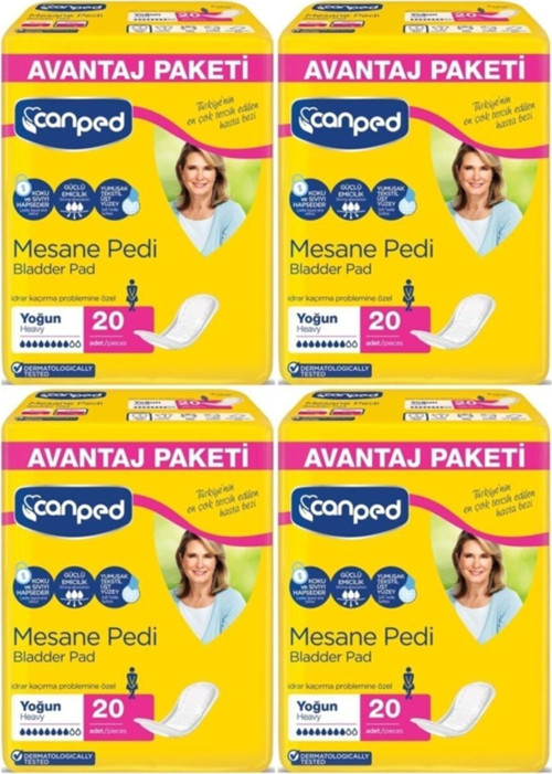Büyük Boy Yoğun Mesane Pedi 20x4 80 Adet