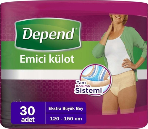 Emici Külot Hasta Bezi Xl - Extra Büyük Kadın (30 Adet)