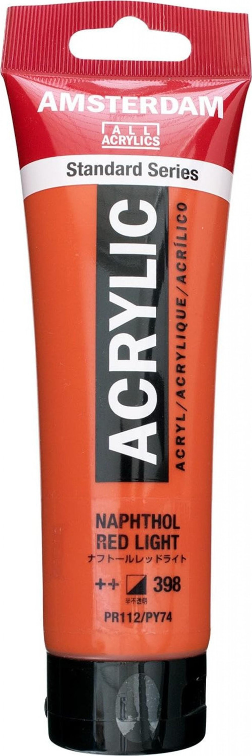 Standart Akrilik Boya 120ml Naphthol Red Light / 398