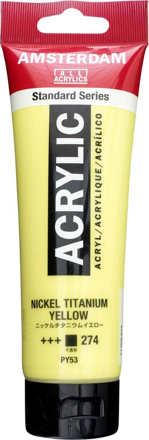 Standart Akrilik Boya 120ml Nickel Titanium Yellow / 274