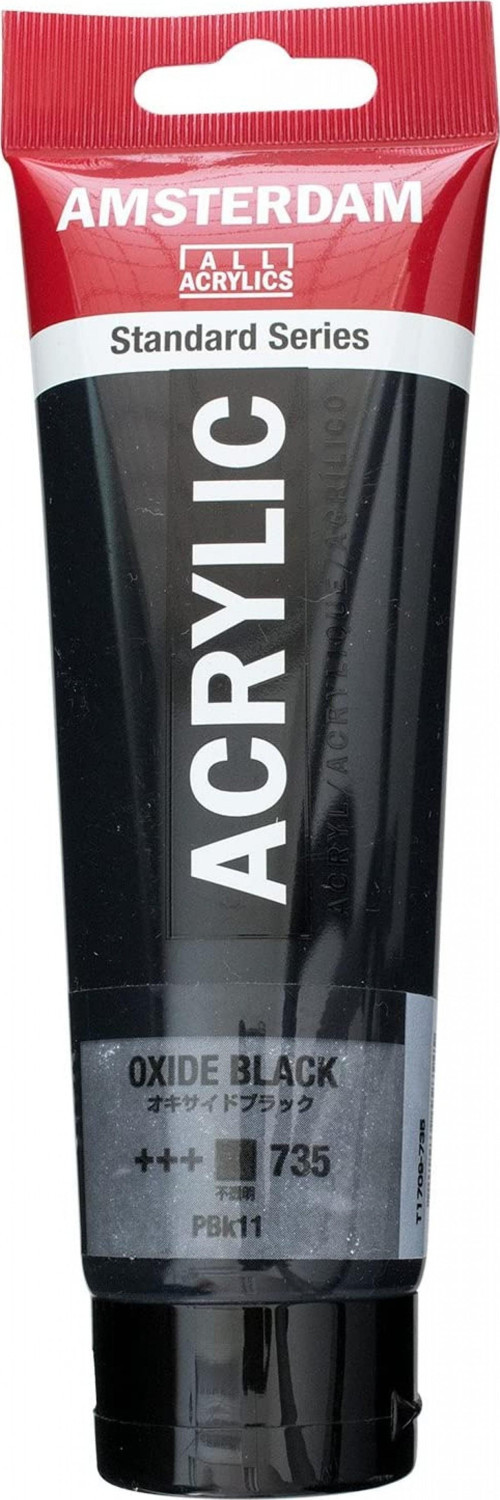 Standart Akrilik Boya 120ml Oxide Black / 735