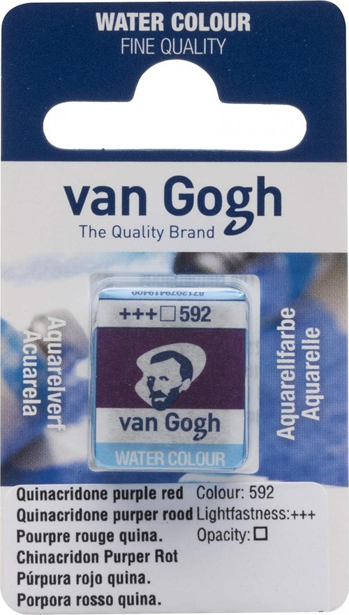 Van Gogh Suluboya Tablet Quinacridone Purple Red