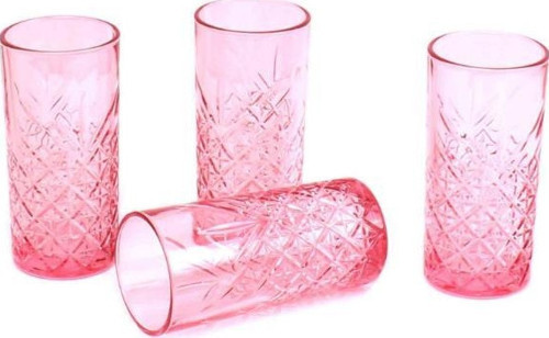 52800 Timeles 4lu Meşrubat Bardağı Pembe