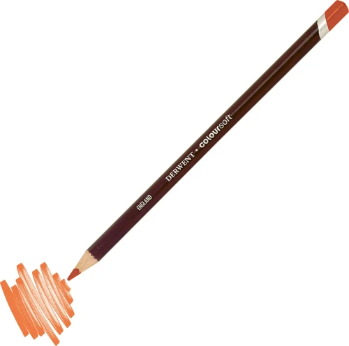 Coloursoft Profesyonel Kuru Boya Kalemi C080 Bright Orange