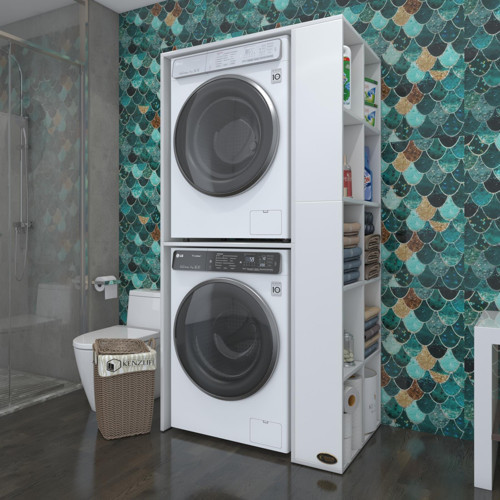 çamaşır-kurutma makinesi dolabı bolodenkamdf byz 180*090*60 % 100 mdf full mdf banyo kapaksız arkalıksız