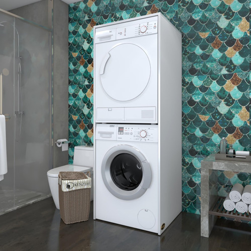 çamaşır-kurutma makinesi dolabı zakhar byz 180*70*60 banyo kapaksız arkalıksız