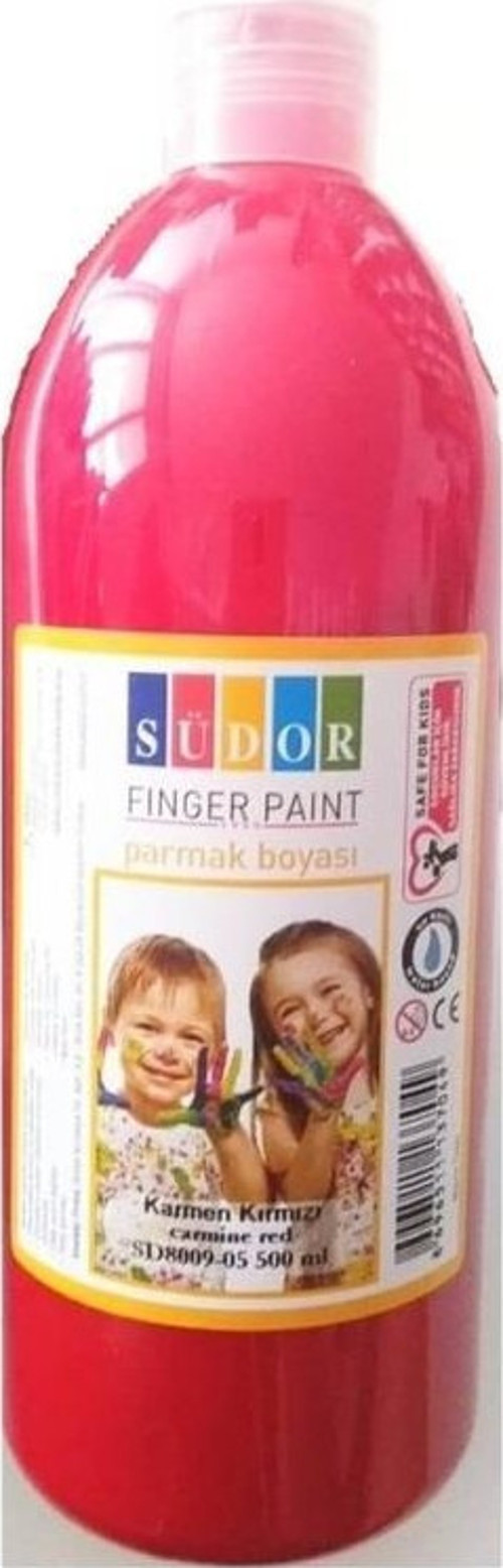 Parmak Boyası 500 Ml Karmen Kırmızı Sd-8009-05