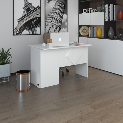 ofis masası yoko ono byz sağ 75*160*80 raflı dolap eşkenar bilgisayar çalışma masası