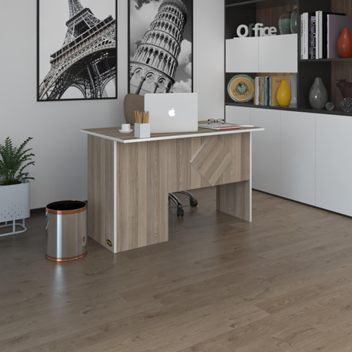 ofis masası yoko ono crd sağ 75*150*60 kilitli kapaklı dolap eşkenar bilgisayar çalışma masası