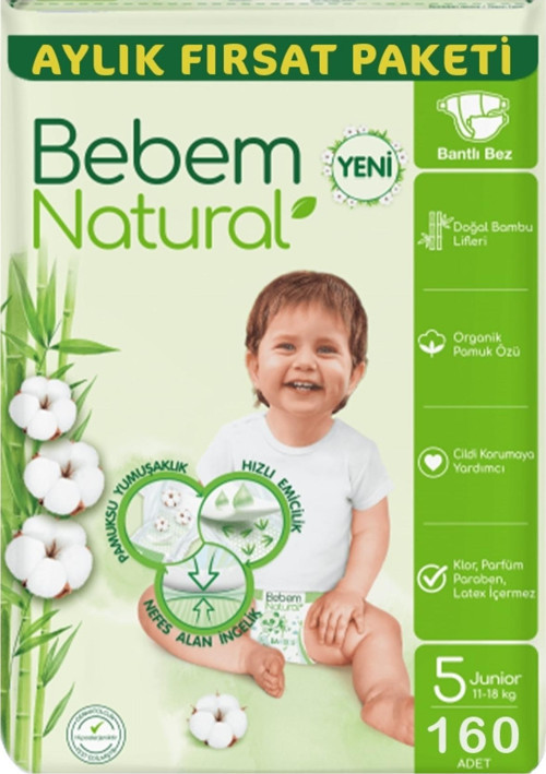 Bebek Bezi Ultra Fırsat Paketi Junior 5 No 80 x 2