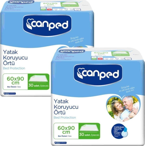Yatak Koruyucu 60x90 30'lu Paket 2'li