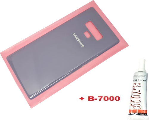 Samsung Galaxy NOTE 9 Arka Pil Batarya Kapağı (CAM+B-7000) Orkide Mavi