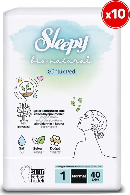 Günlük Ped Normal 10x40=400 Adet Ped