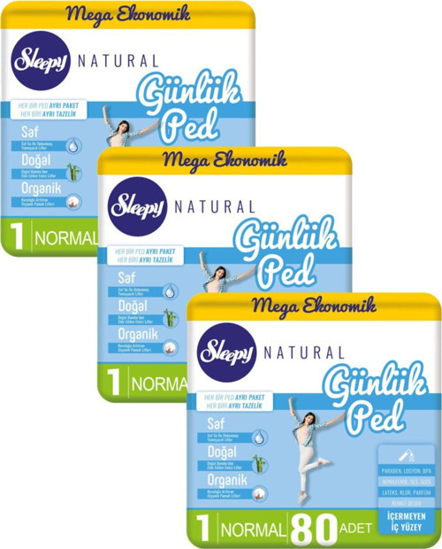 Natural Günlük Ped Normal 240 Ped