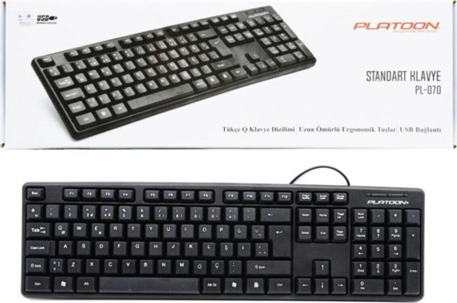 Bilginstore Platoon Kablolu Standart Klavye Pl-070