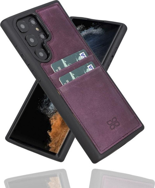 Samsung Galaxy S22 Ultra Uyumlu Deri Arka Kapak FXCP CZ7
